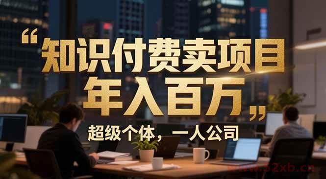 （17134期）从0到年入百万：超级个体实战心得公开，个人IP×精准引流×成交系统全拆解
