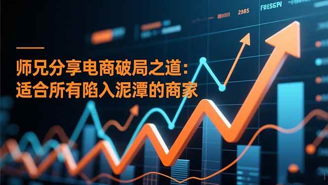 （16578期）师兄分享电商破局之道：适合所有陷入泥潭的商家