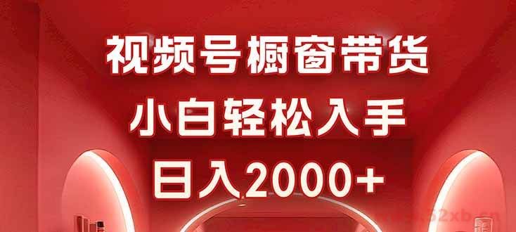 （16248期）视频号橱窗带货，小白轻松入手，日入2000+