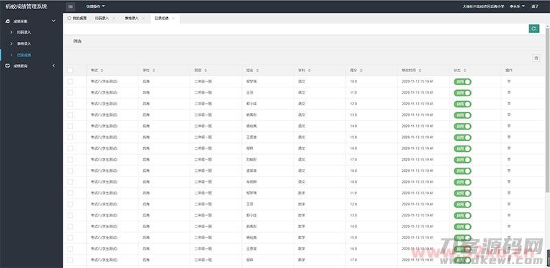 图片[3]-ThinkPHP6内核学生成绩管理系统源码-大鹏资源网