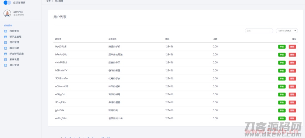 全开源运营版本聊天室H5实时聊天室群聊聊天室自动分配账户完群组/私聊/禁言等功能