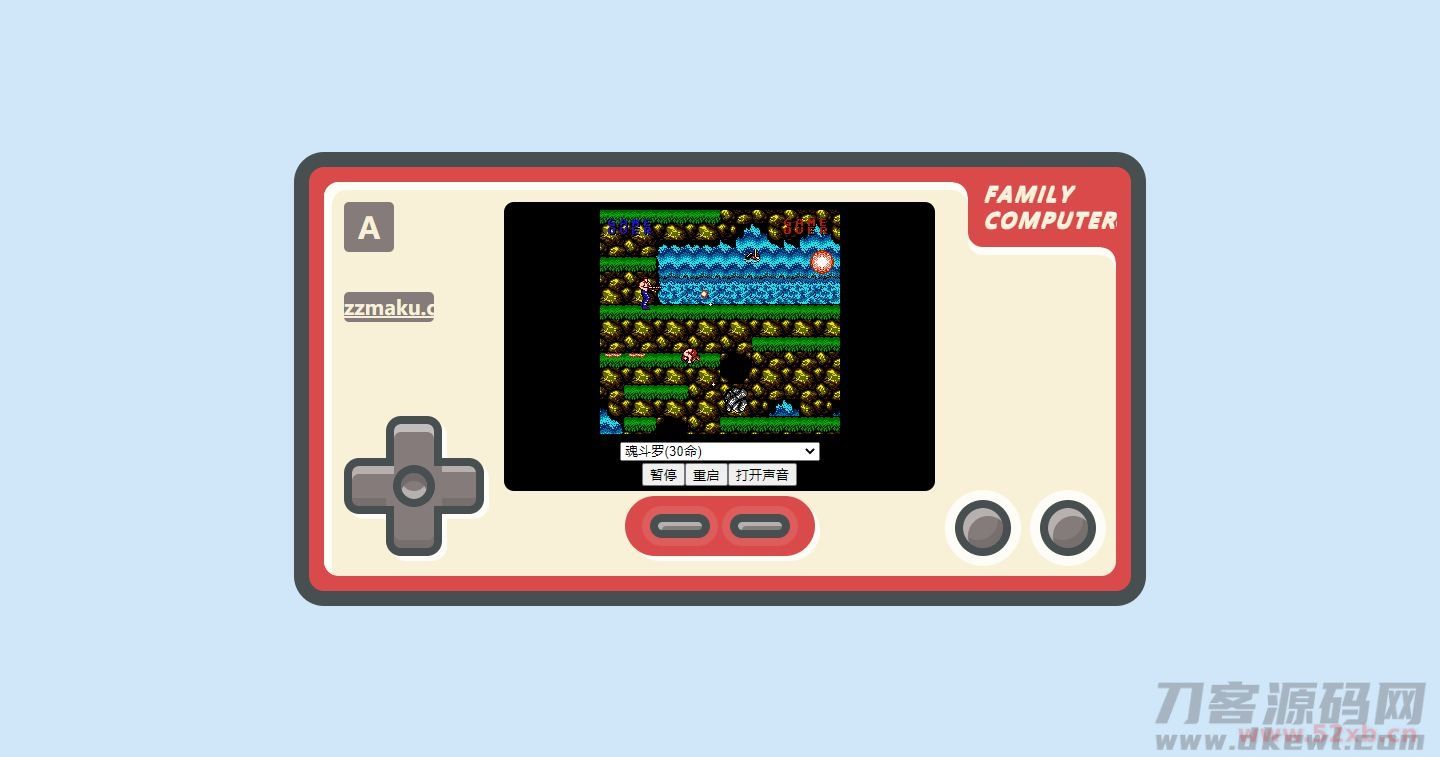 在线FC模拟器/Nes在线模拟器/小霸王在线游戏机源码插图