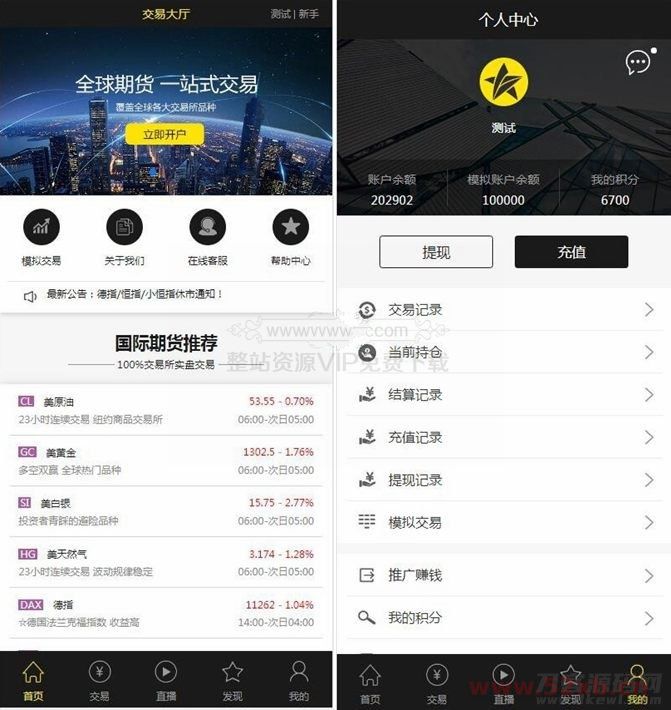 最新更新福星yii高端系列微盘点位盘PC+手机+国内外期货盘+带直播页面+资讯独立页面+完整数据+教程插图(2) 最新更新福星yii高端系列微盘点位盘PC+手机+国内外期货盘+带直播页面+资讯独立页面+完整数据+教程插图(2)