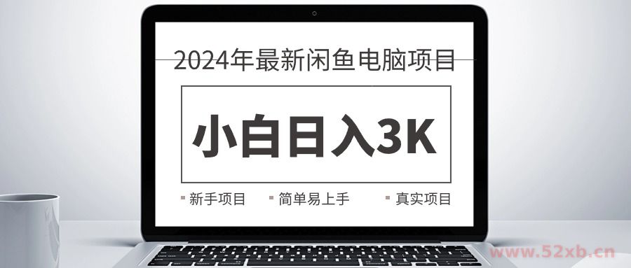 （10845期）2024最新闲鱼卖电脑项目，新手小白日入3K+，最真实的项目教学
