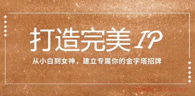（7948期）打造完美IP：从小白到女神，建立专属你的金字塔招牌（15节课）