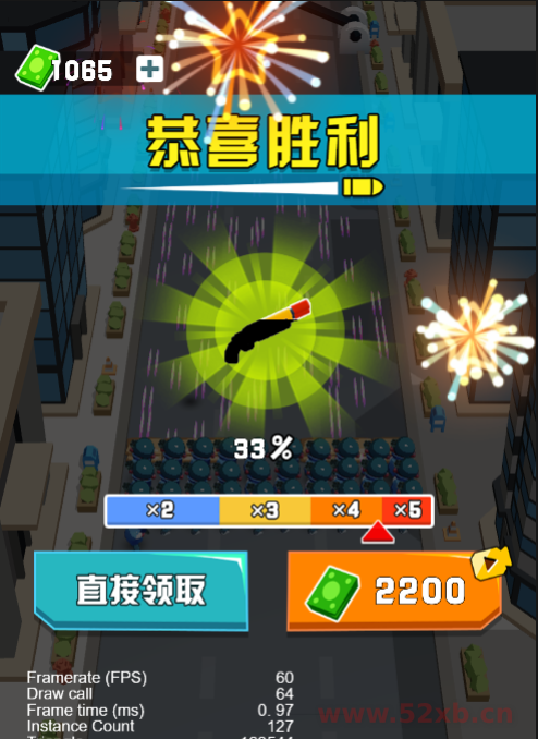 cocos3.x 经典激战突围 广告掘金类小游戏